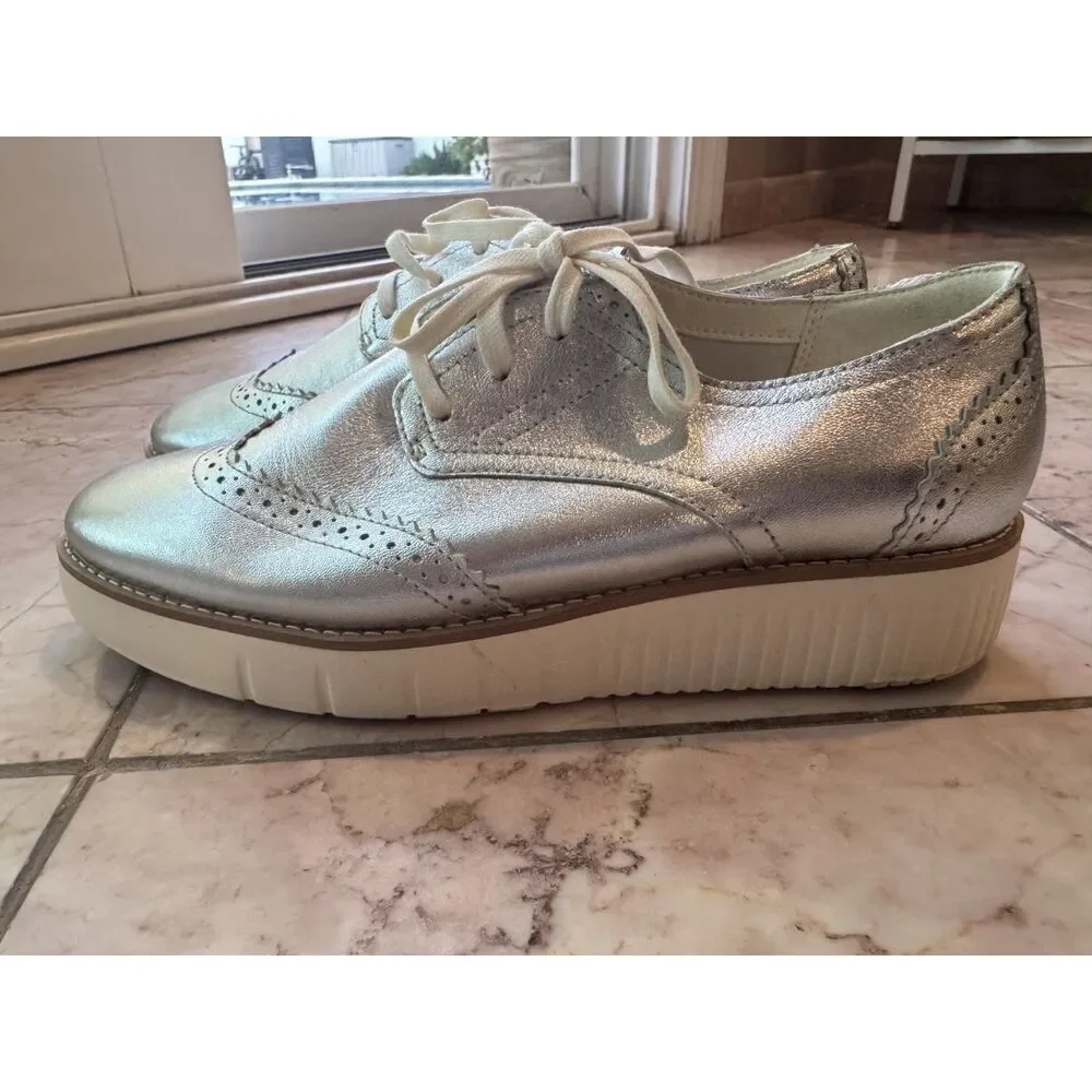 Cole Haan Silver Derby Shoes